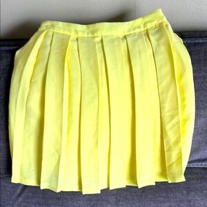 FRNCH Yellow Tennis Skirt size Small